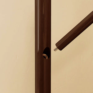 Theodora Timber Coat Rack for Halls with Swivel Tier