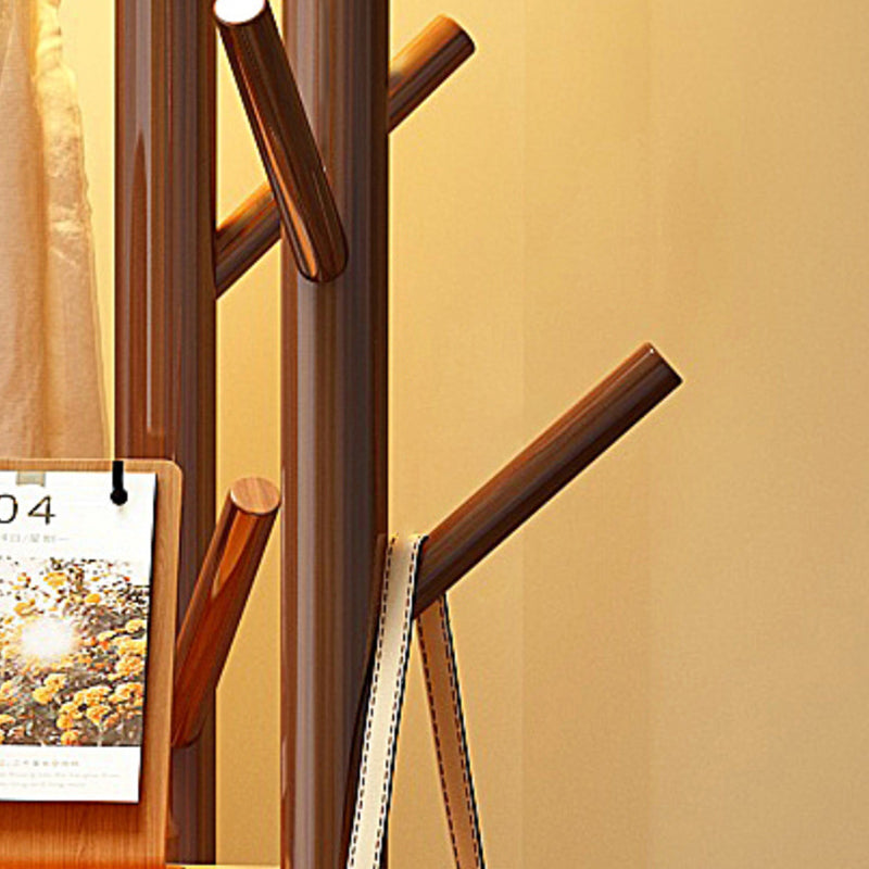 Theodora Timber Coat Rack for Halls with Swivel Tier