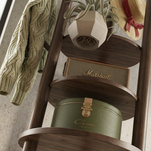 Theodora Timber Coat Rack for Halls with Swivel Tier