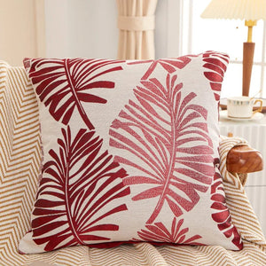 Brigitte Palm Cushion Cover for Sofas in Linen Blend