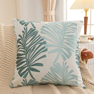 Brigitte Palm Cushion Cover for Sofas in Linen Blend