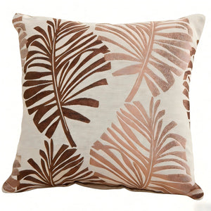 Brigitte Palm Cushion Cover for Sofas in Linen Blend