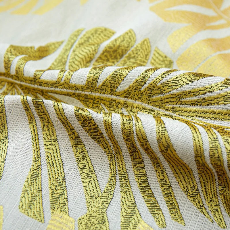 Brigitte Palm Cushion Cover for Sofas in Linen Blend