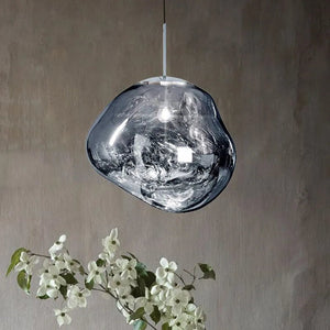 Aloise Sculpted Pendant for Bedrooms with Acrylic Shade