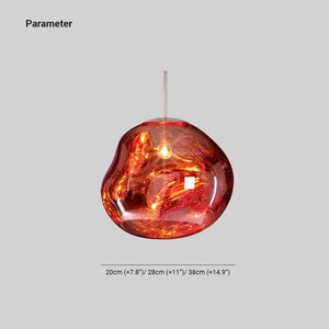 Aloise Sculpted Pendant for Bedrooms with Acrylic Shade
