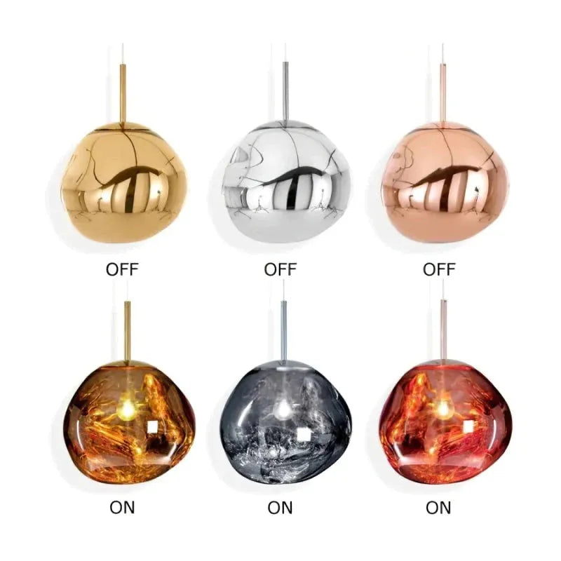Aloise Sculpted Pendant for Bedrooms with Acrylic Shade