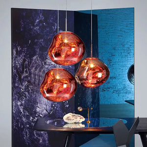 Aloise Sculpted Pendant for Bedrooms with Acrylic Shade