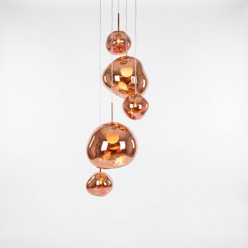 Aloise Sculpted Pendant for Bedrooms with Acrylic Shade