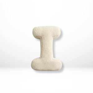 Seraphina Letter Cushion for Nurseries in Velvet Finish