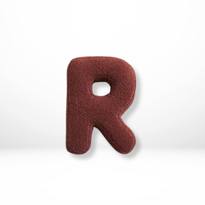 Seraphina Letter Cushion for Nurseries in Velvet Finish