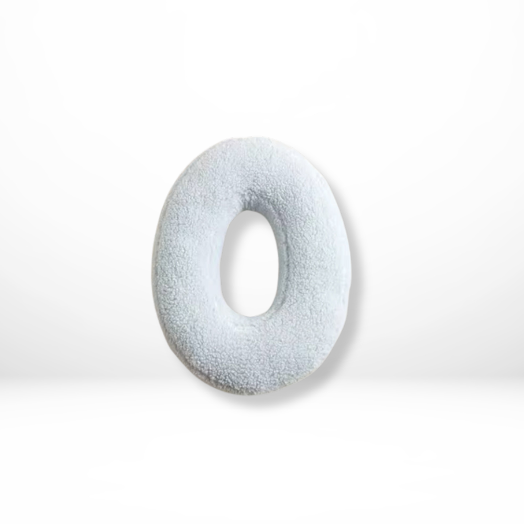 Seraphina Letter Cushion for Nurseries in Velvet Finish
