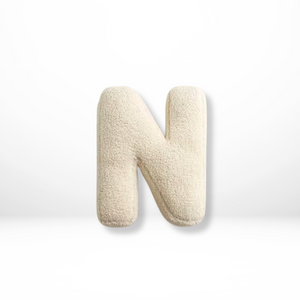 Seraphina Letter Cushion for Nurseries in Velvet Finish