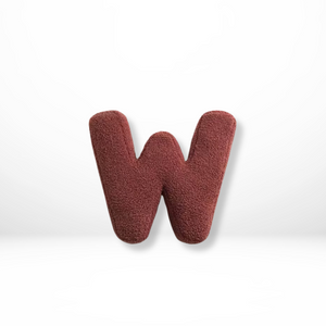 Seraphina Letter Cushion for Nurseries in Velvet Finish
