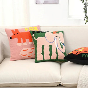 Vivienne Animal Cushion Cover for Kids Rooms and Sofas