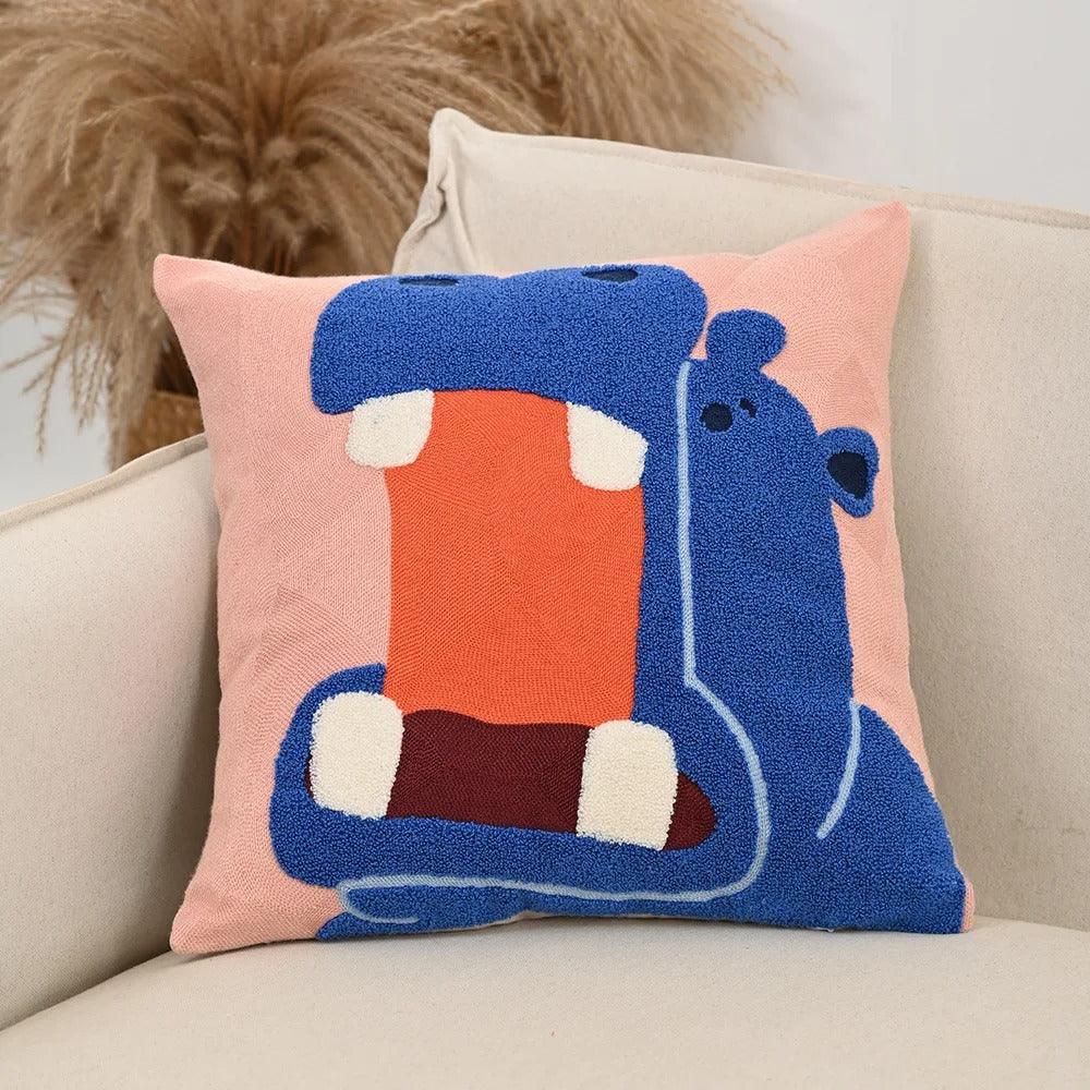 Vivienne Animal Cushion Cover for Kids Rooms and Sofas
