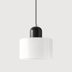 Alina Retro Glass Pendant for Nooks with Two Tone Shade