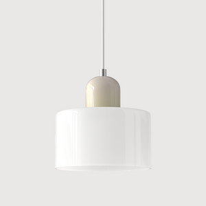 Alina Retro Glass Pendant for Nooks with Two Tone Shade