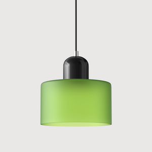 Alina Retro Glass Pendant for Nooks with Two Tone Shade