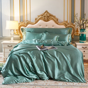 Eloise Satin Bedding Set for Beds with 2 Pillowcases