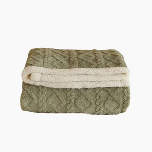 Anouk Fleece Blanket for Winter Beds with Sherpa Lining