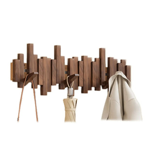 Anouska Coat Rack for Entryways with Foldaway Hooks