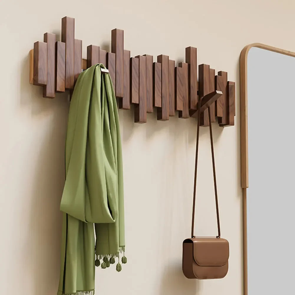 Anouska Coat Rack for Entryways with Foldaway Hooks