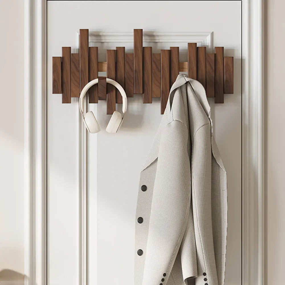 Anouska Coat Rack for Entryways with Foldaway Hooks