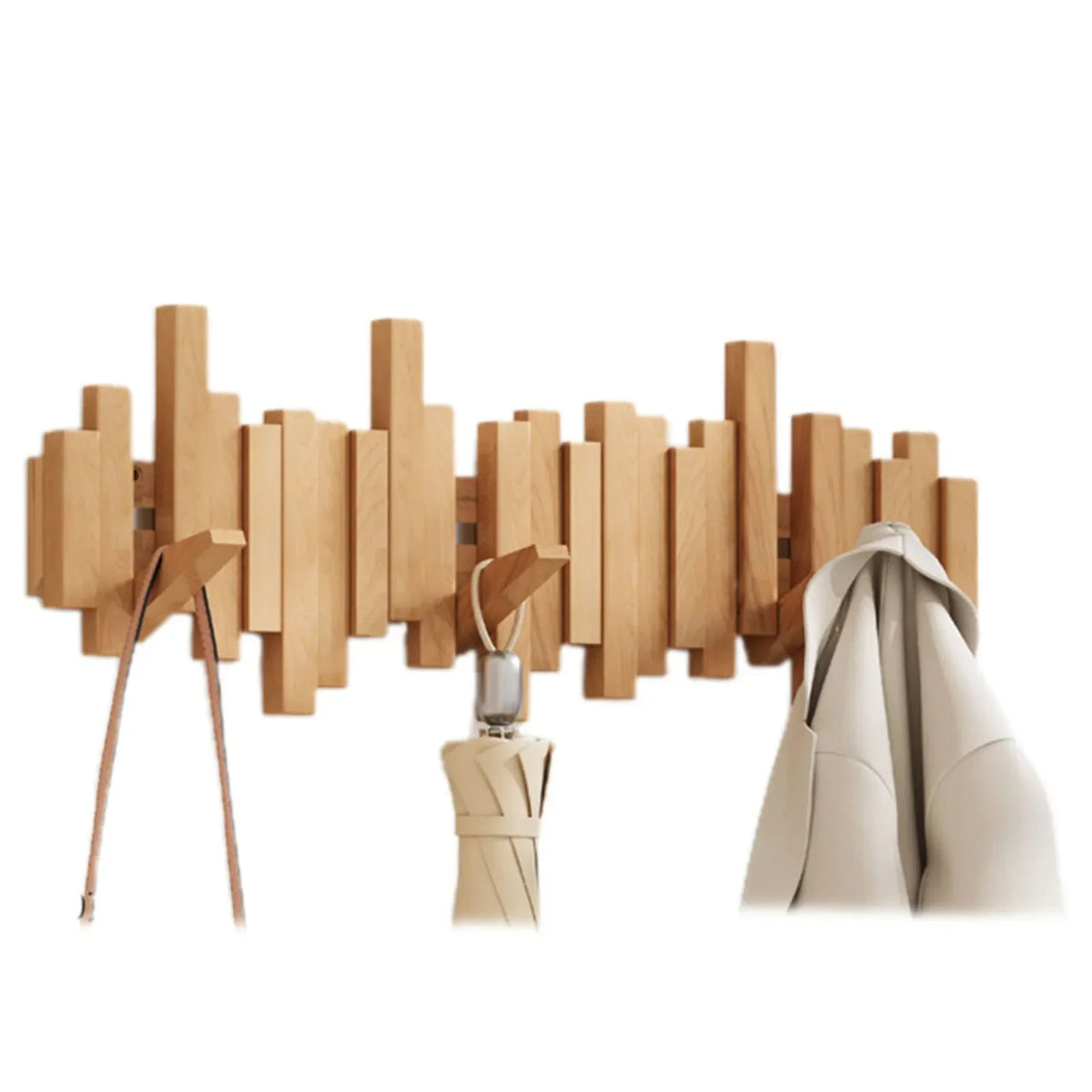 Anouska Coat Rack for Entryways with Foldaway Hooks