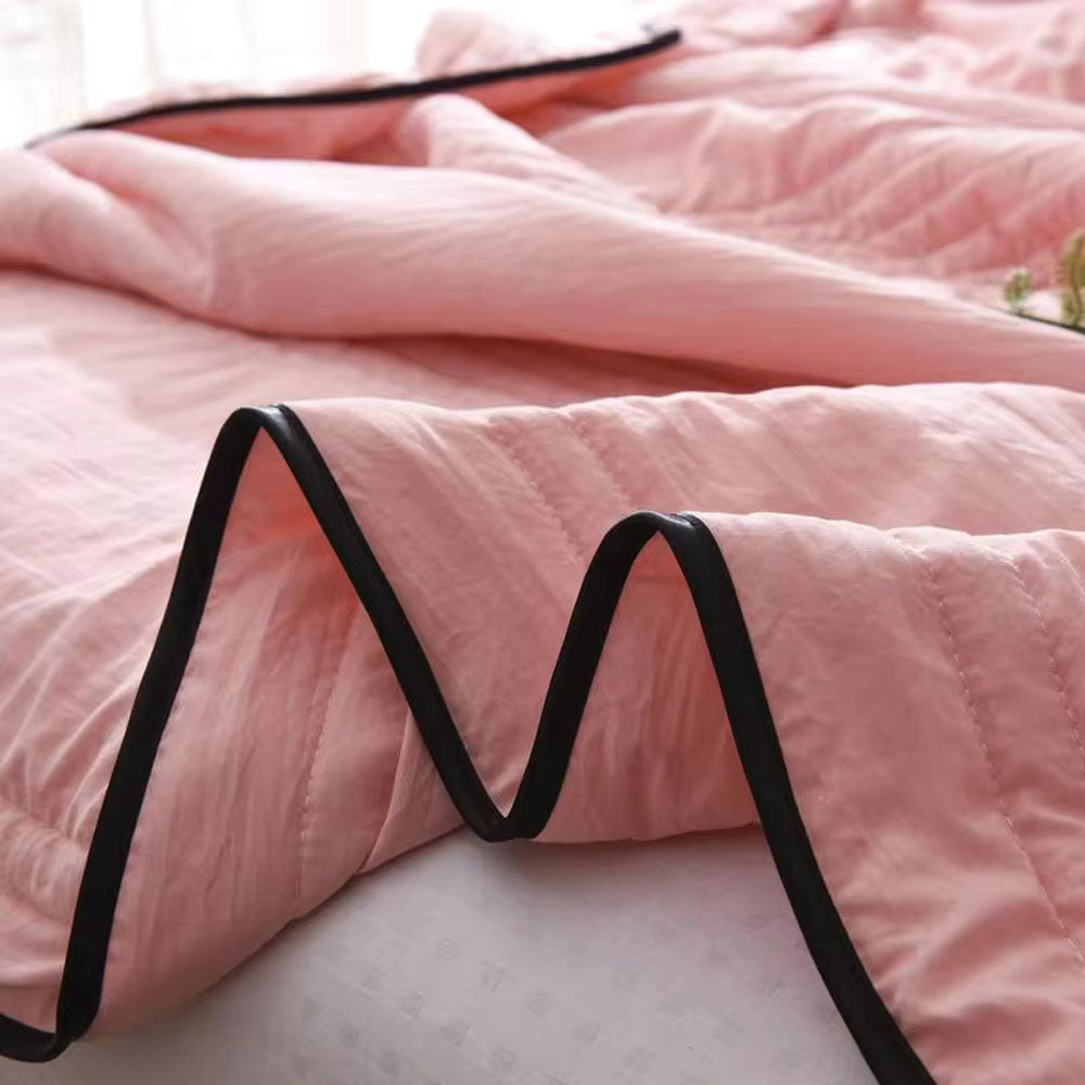 Margot Bed Blanket for Layering with Channel Stitching