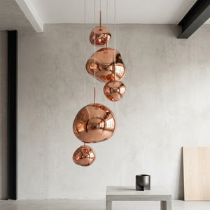 Aloise Sculpted Pendant for Bedrooms with Acrylic Shade