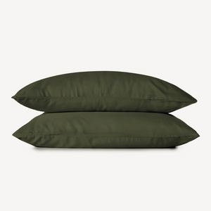 Ottoline Pillowcases for Beds in Cool Bamboo Viscose