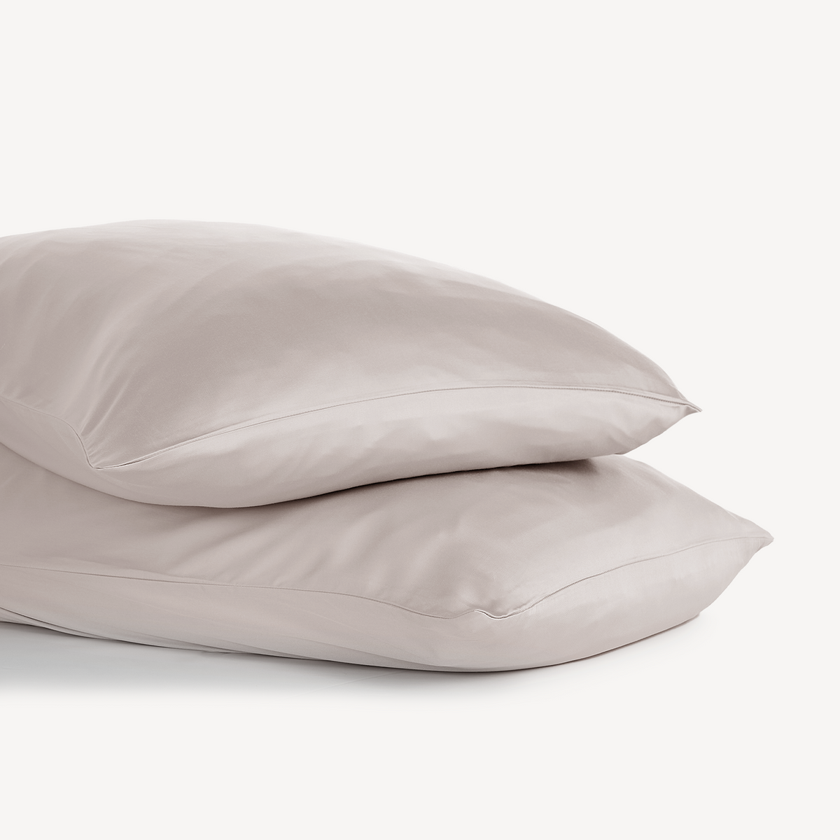 Ottoline Pillowcases for Beds in Cool Bamboo Viscose
