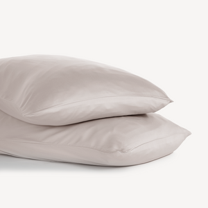 Ottoline Pillowcases for Beds in Cool Bamboo Viscose