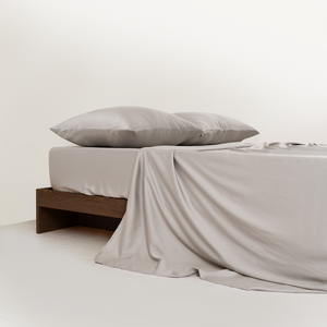 Ottoline Pillowcases for Beds in Cool Bamboo Viscose