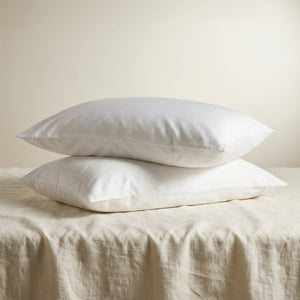 Ottoline Pillowcases for Beds in Cool Bamboo Viscose