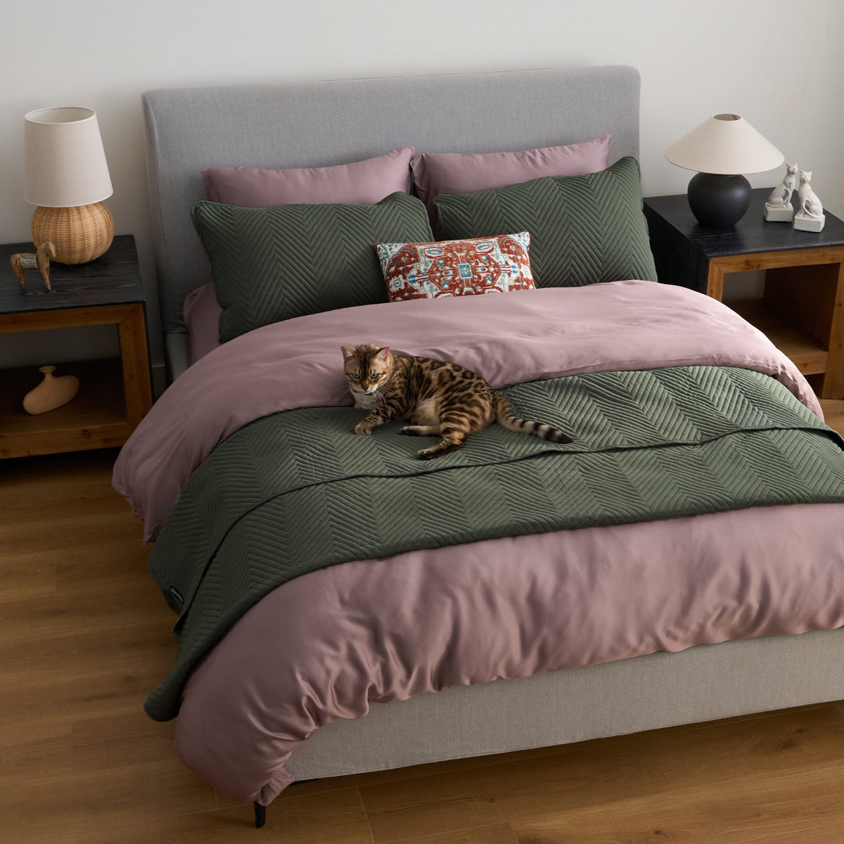 Bianca Bamboo Quilt Cover for Hot Sleepers with Cool Sateen