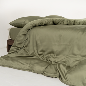 Bianca Bamboo Quilt Cover for Hot Sleepers with Cool Sateen
