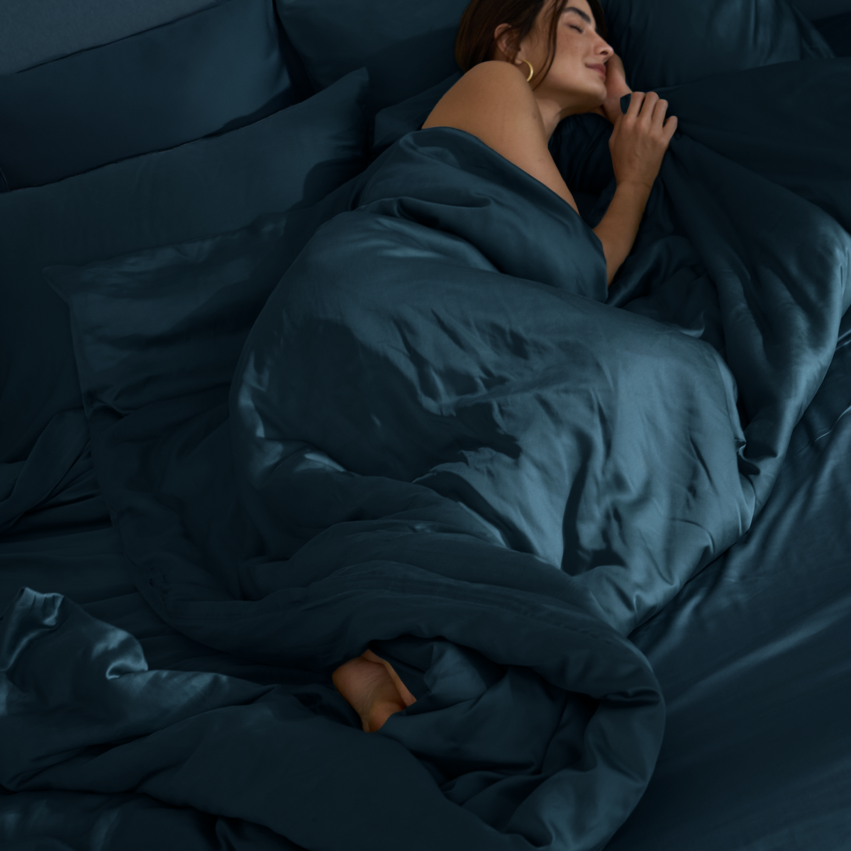 Bianca Bamboo Quilt Cover for Hot Sleepers with Cool Sateen
