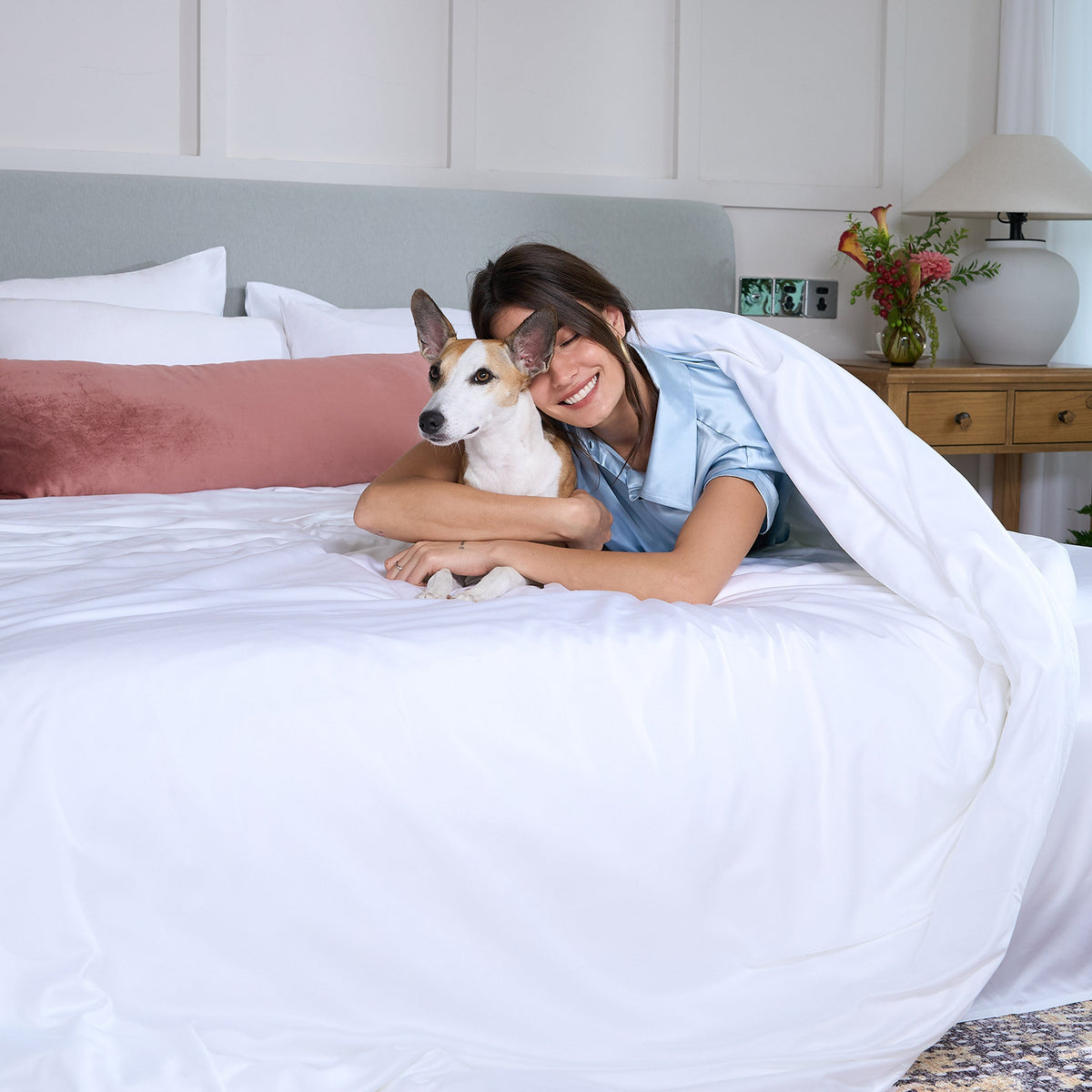 Bianca Bamboo Quilt Cover for Hot Sleepers with Cool Sateen