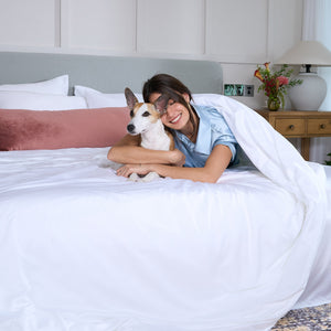 Bianca Bamboo Quilt Cover for Hot Sleepers with Cool Sateen