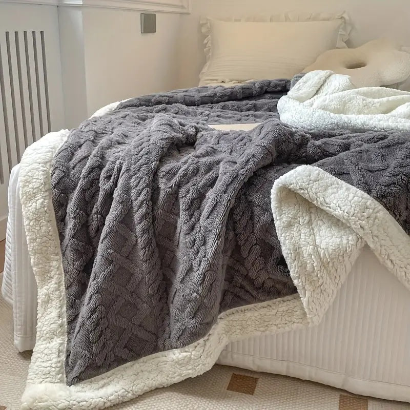 A blanket with two faces