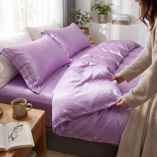 Elara Haus Soft Lavender Bedroom Ensemble