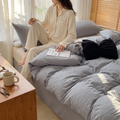 Marceline Quilt Cover for Plain Bedrooms in Solid Color