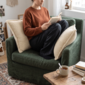 Leonie Ribbed Cover for Busy Rooms with Stain Resistance
