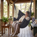 Priscille Hanging Swing Chair for Gardens with Canvas Seat